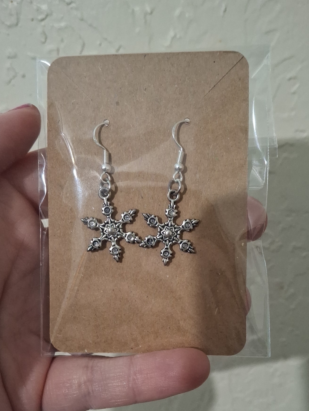 Snowflake Dangle Earrings - Women's Holiday Jewelry